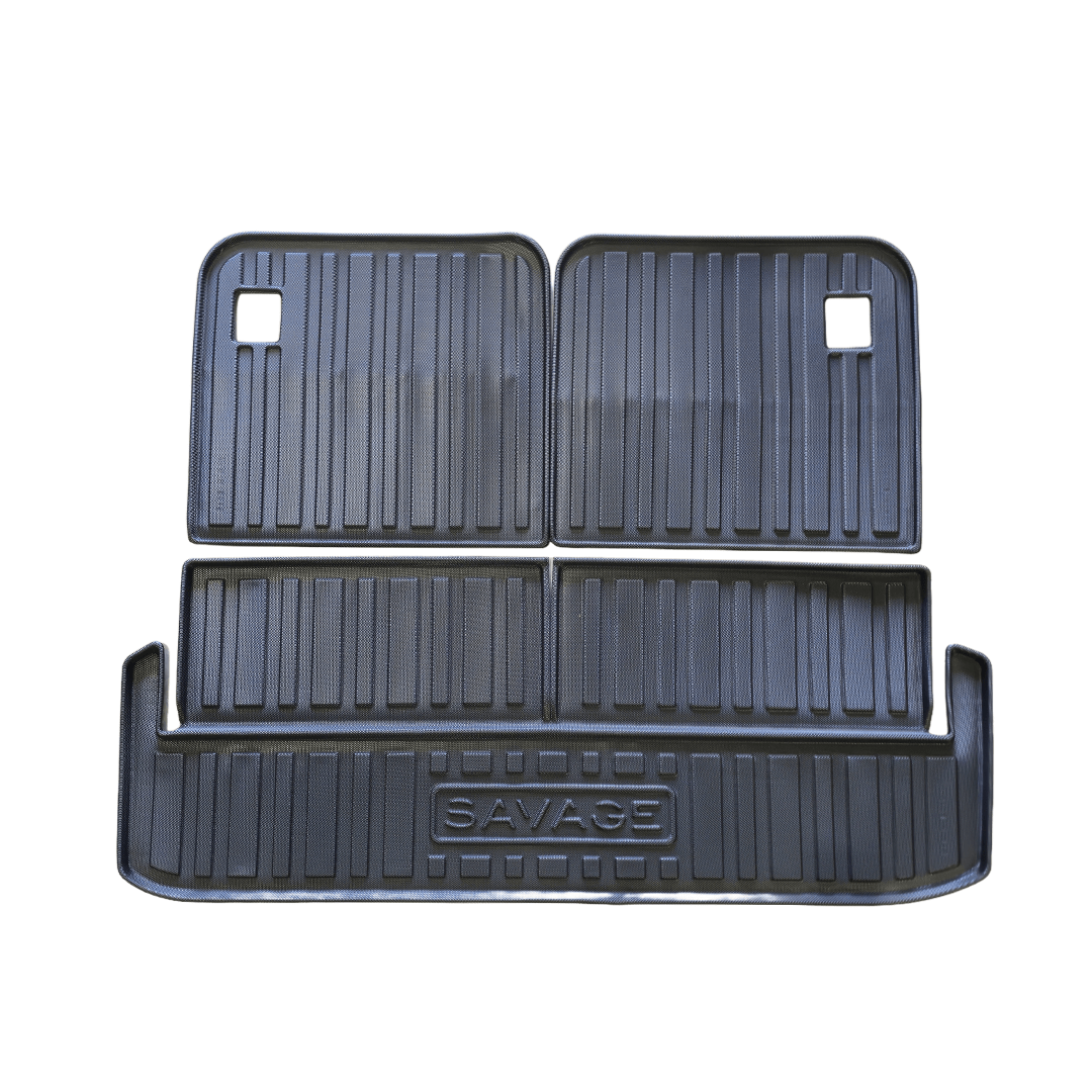 TANK 500 3D MOULDED FLOOR MATS FULL SET (4 rows) - Savage Tech Australia