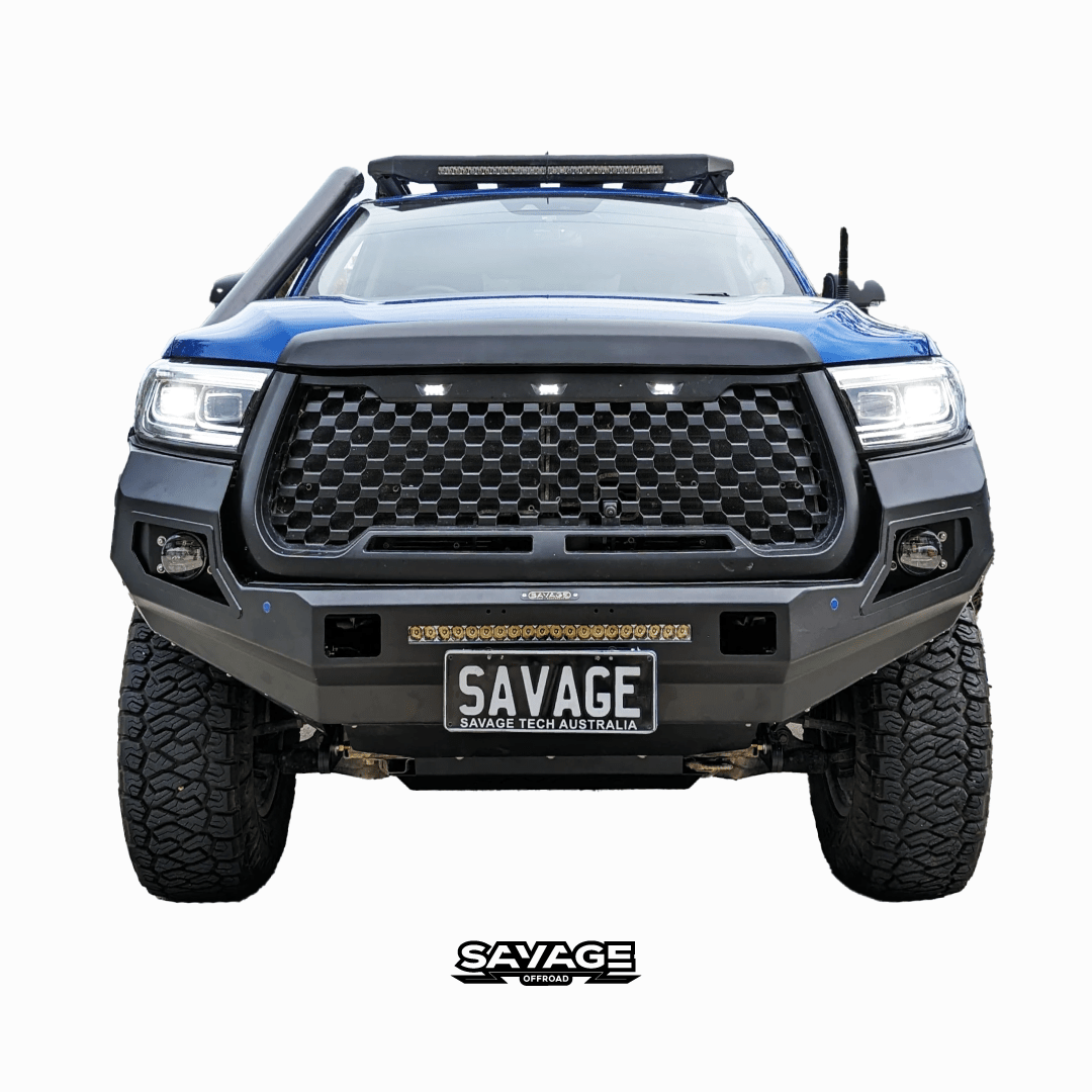 GWM CANNON "THE BEAST" HOOPLESS BULL BAR 2020-2024 V2 - Savage Tech Australia