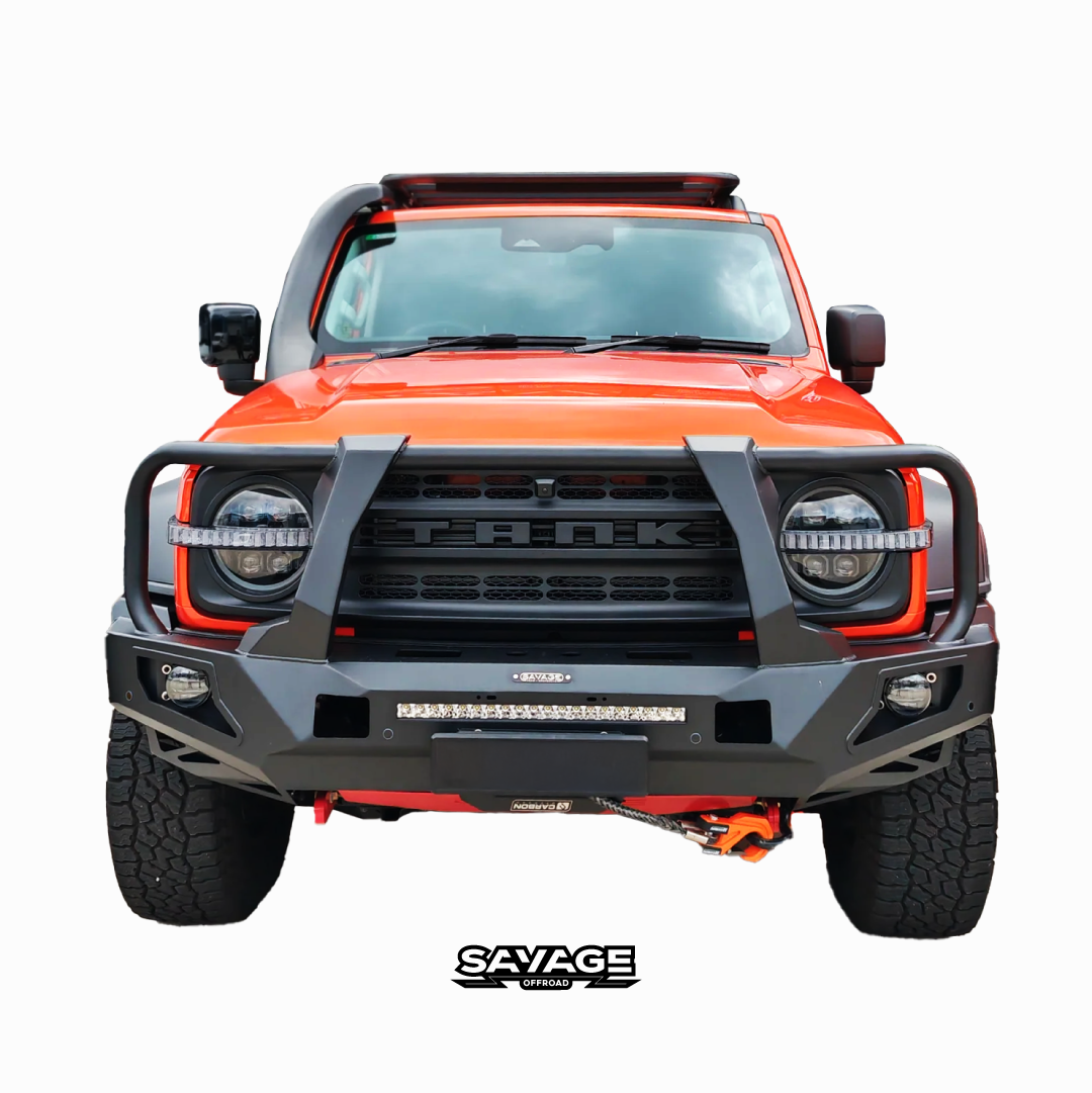 TANK 300 ARMOUR (HOOPED) BULLBAR FOR PETROL & DIESEL