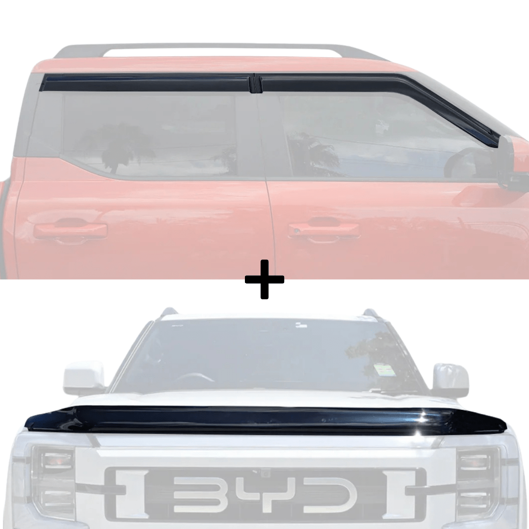 BYD SHARK 6 PREMIUM WEATHERSHIELD & BONNET PROTECTOR PACKAGE - Savage Tech Australia
