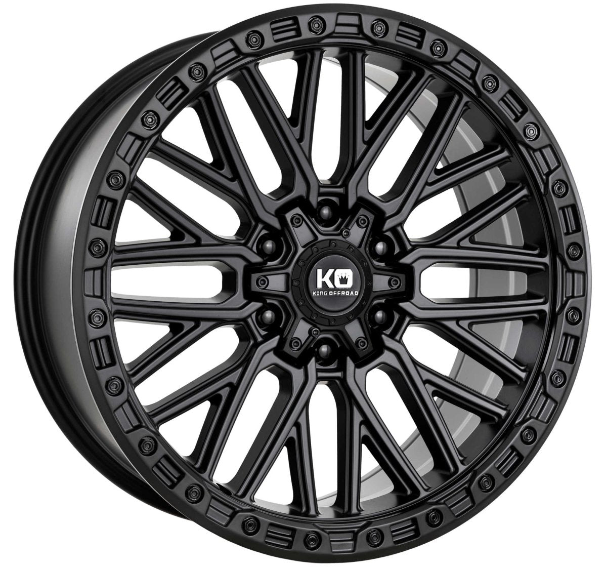 KINGS DECEIT WHEEL SATIN BLACK EACH - Savage Tech Australia