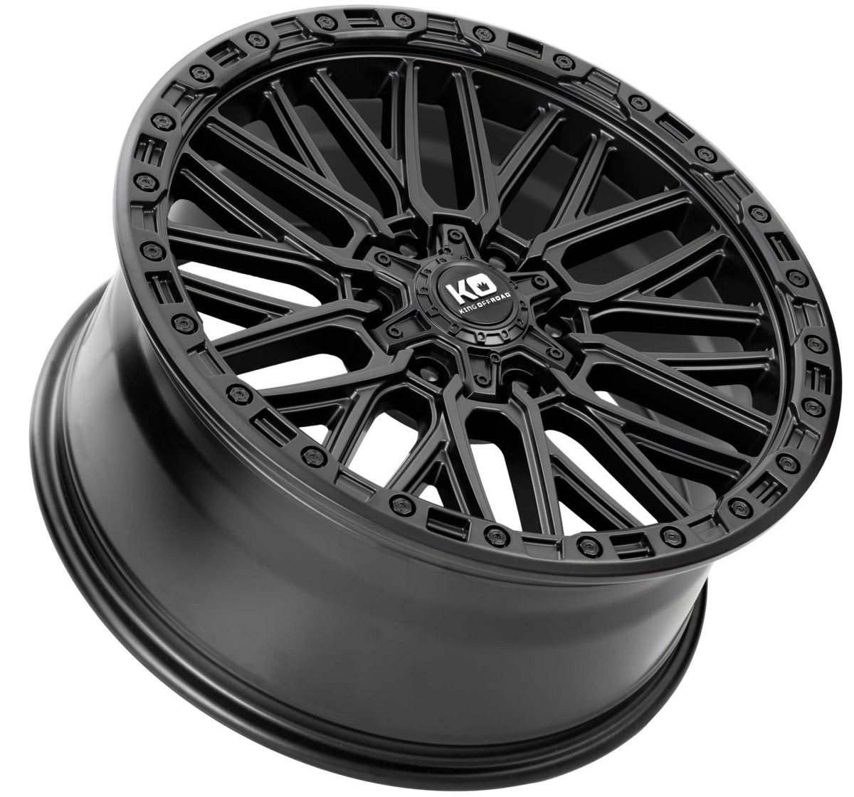 KINGS DECEIT WHEEL SATIN BLACK EACH - Savage Tech Australia