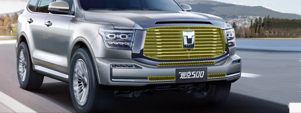 Tank 500 Stainless Steel Radiator Protection Mesh Kit (6-Piece Set)