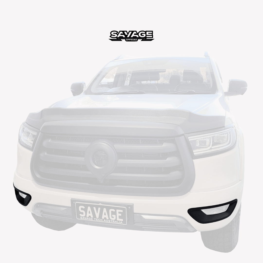 GWM CANNON 2020-2024 (PRE FACELIFT) FOG LIGHT SURROUND BLACK - Savage Tech Australia