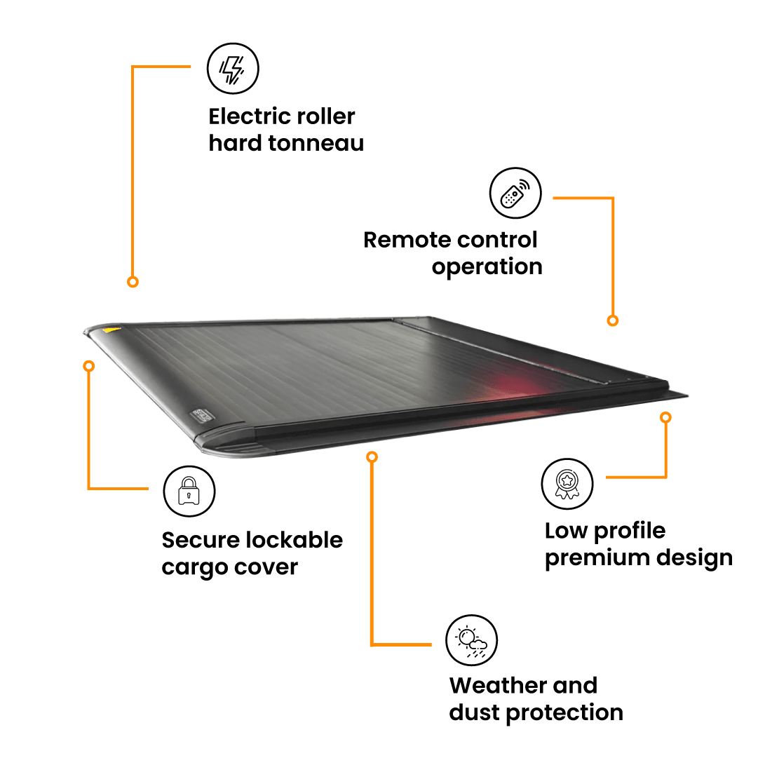 GWM ALPHA ROLLERVAULT ELECTRIC ROLLER/HARD TONNEAU COVER - Savage Tech Australia