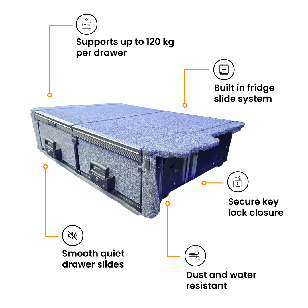 GWM CANNON SAVAGE PREMIUM SLIDING DRAWERS - Savage Tech Australia