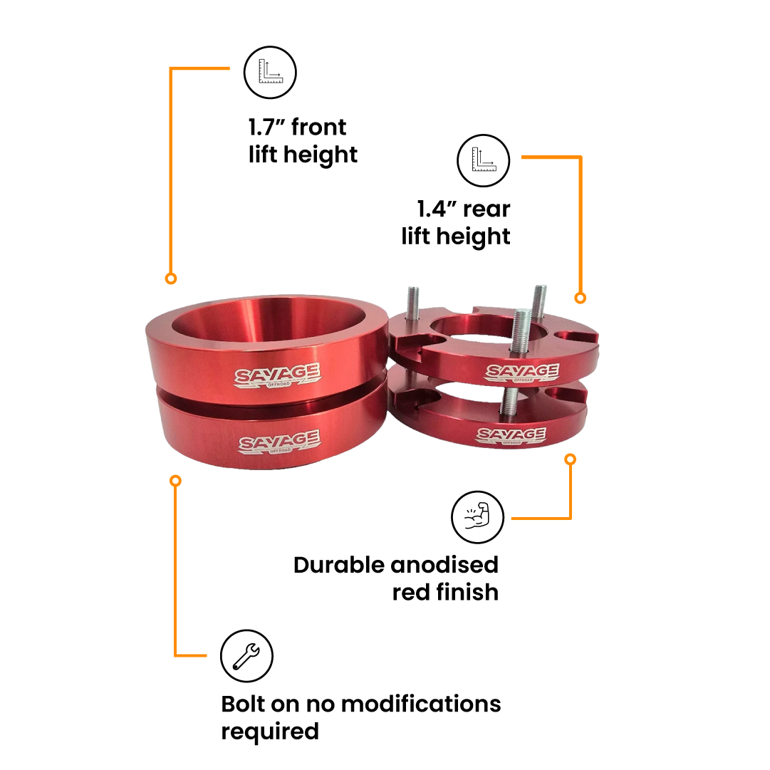 BYD SHARK 6 1.7" SPACER LIFT KIT