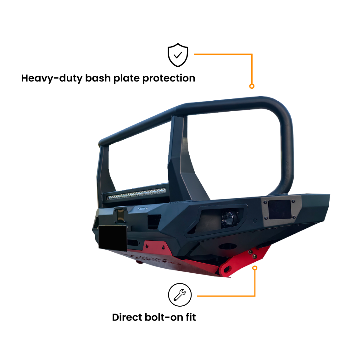 BYD SHARK 6 SAVAGE ATTACK HOOPED BULL BAR