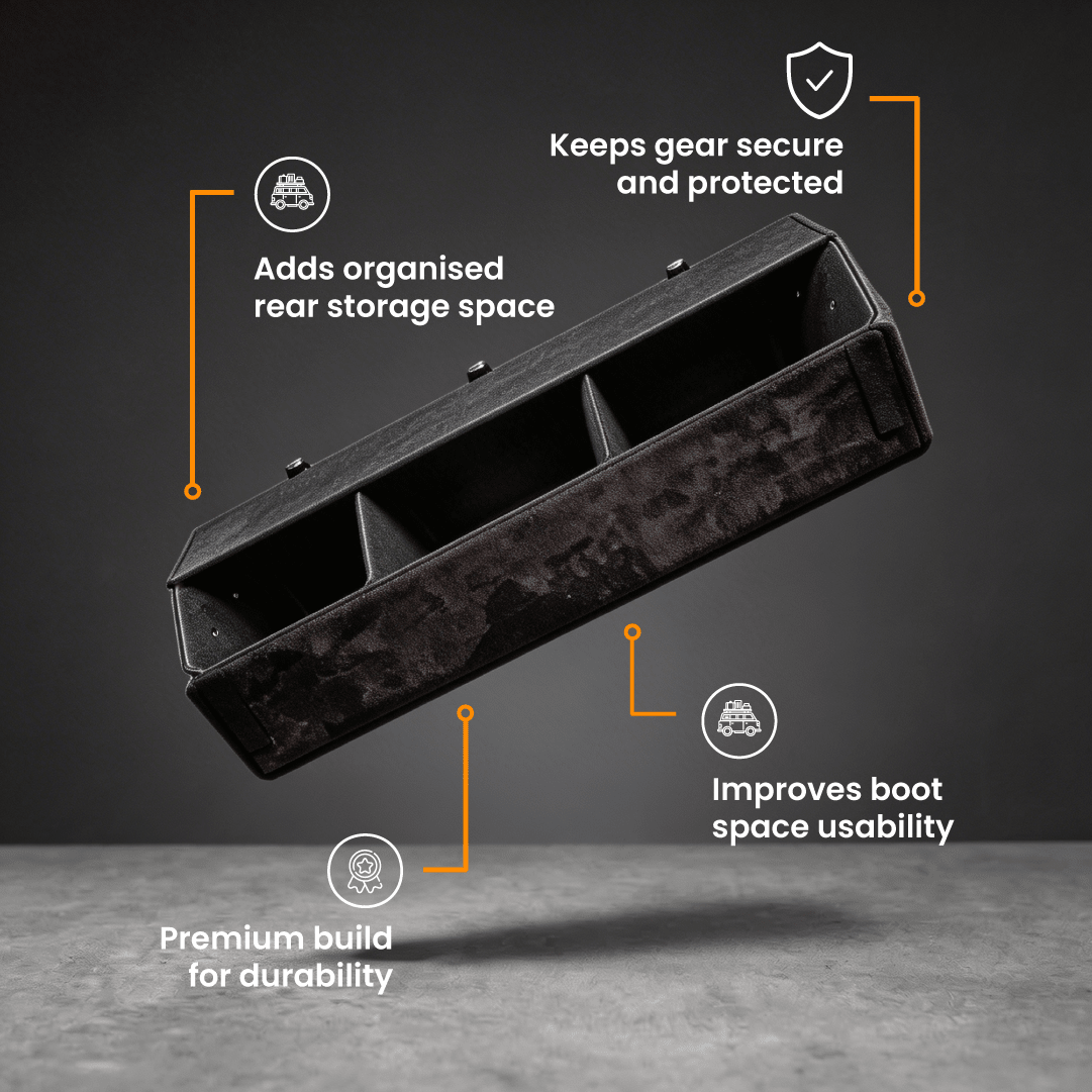 SAVAGE PREMIUM REAR BOOT STORAGE BOX SUIT DENZA B5 & GWM TANK 500 - Savage Tech Australia