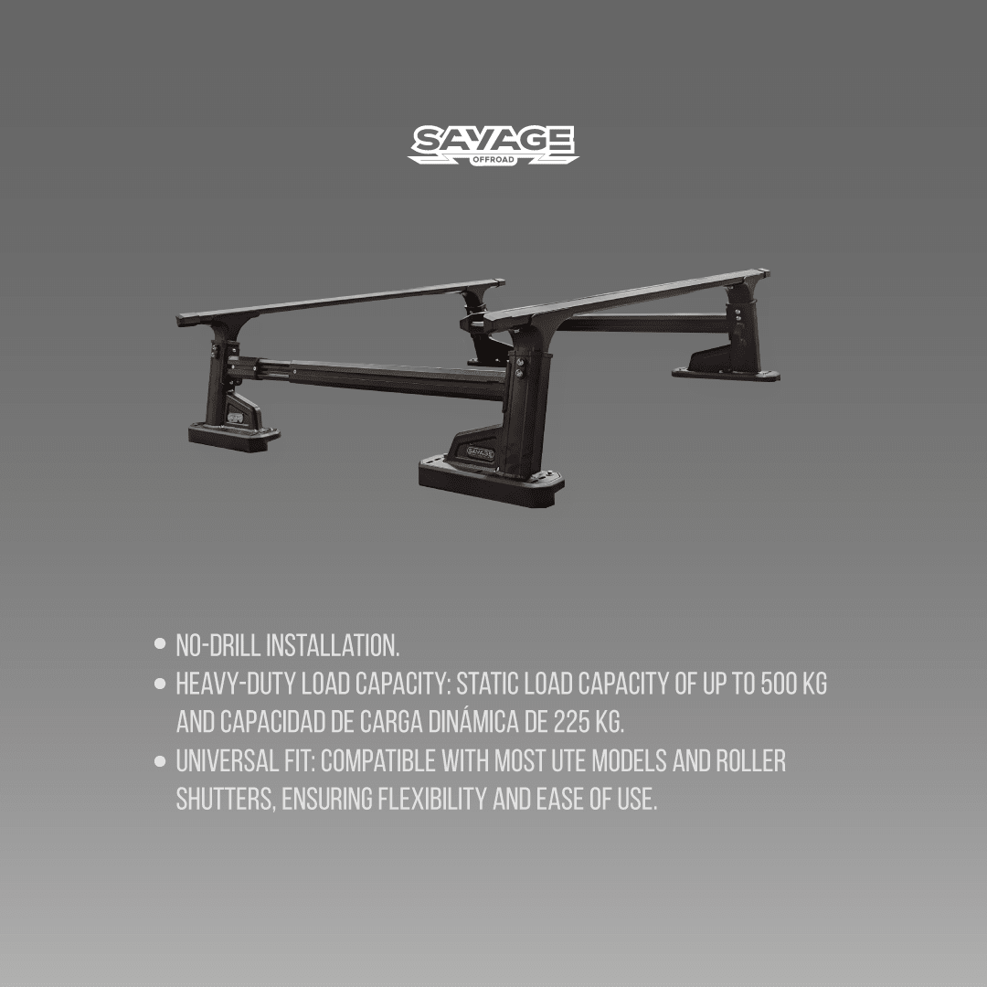 SAVAGE PREMIUM UNIVERSAL FULL-HEIGHT TUB RACK - Savage Tech Australia