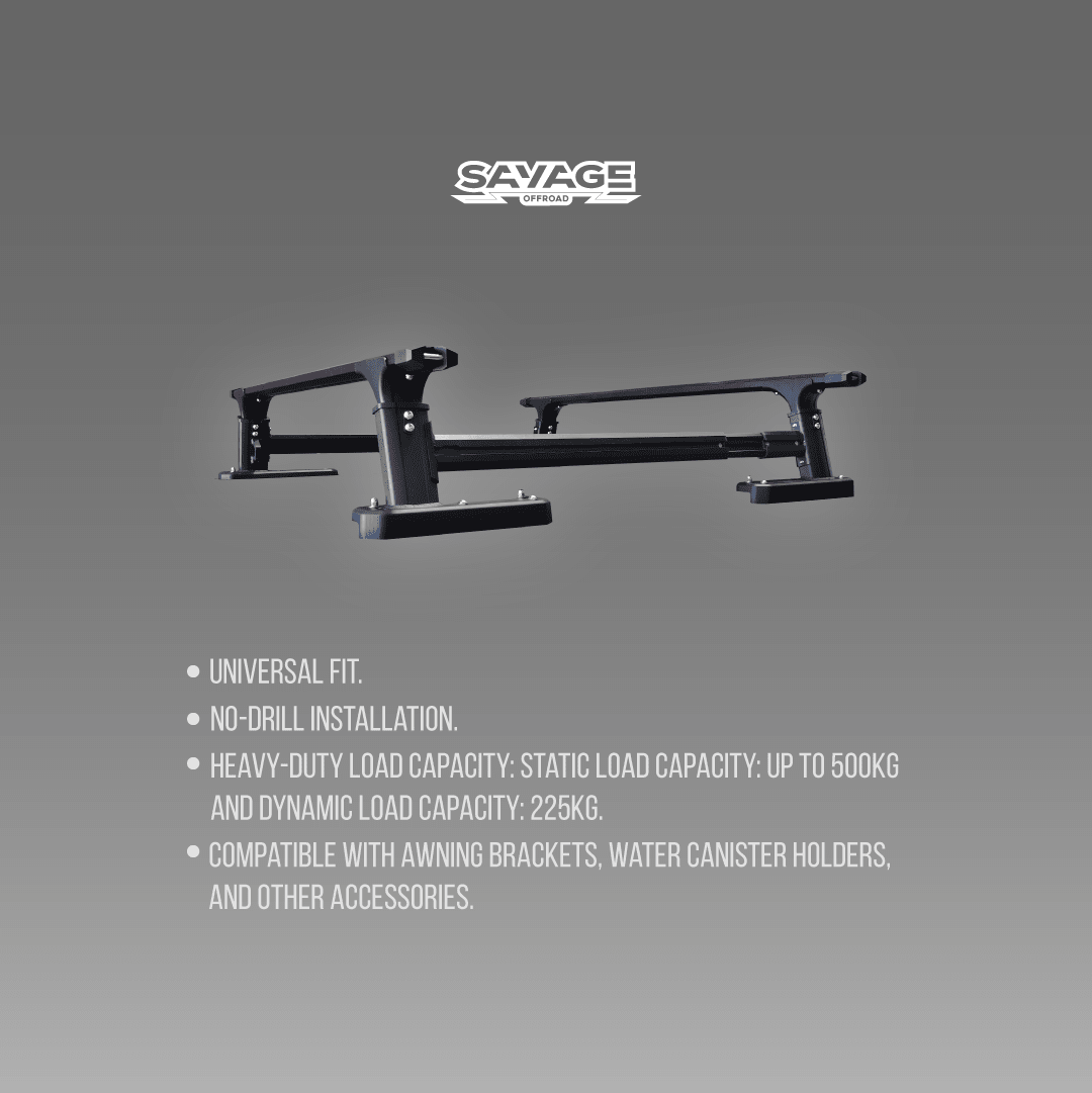 SAVAGE PREMIUM UNIVERSAL HALF-HEIGHT TUB RACK - Savage Tech Australia