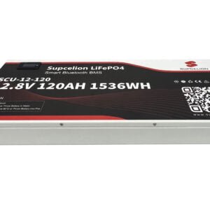 SUPCELION 12.8V LiFeP04 120Ah SLIMLINE LITHIUM BATTERY - Savage Tech Australia
