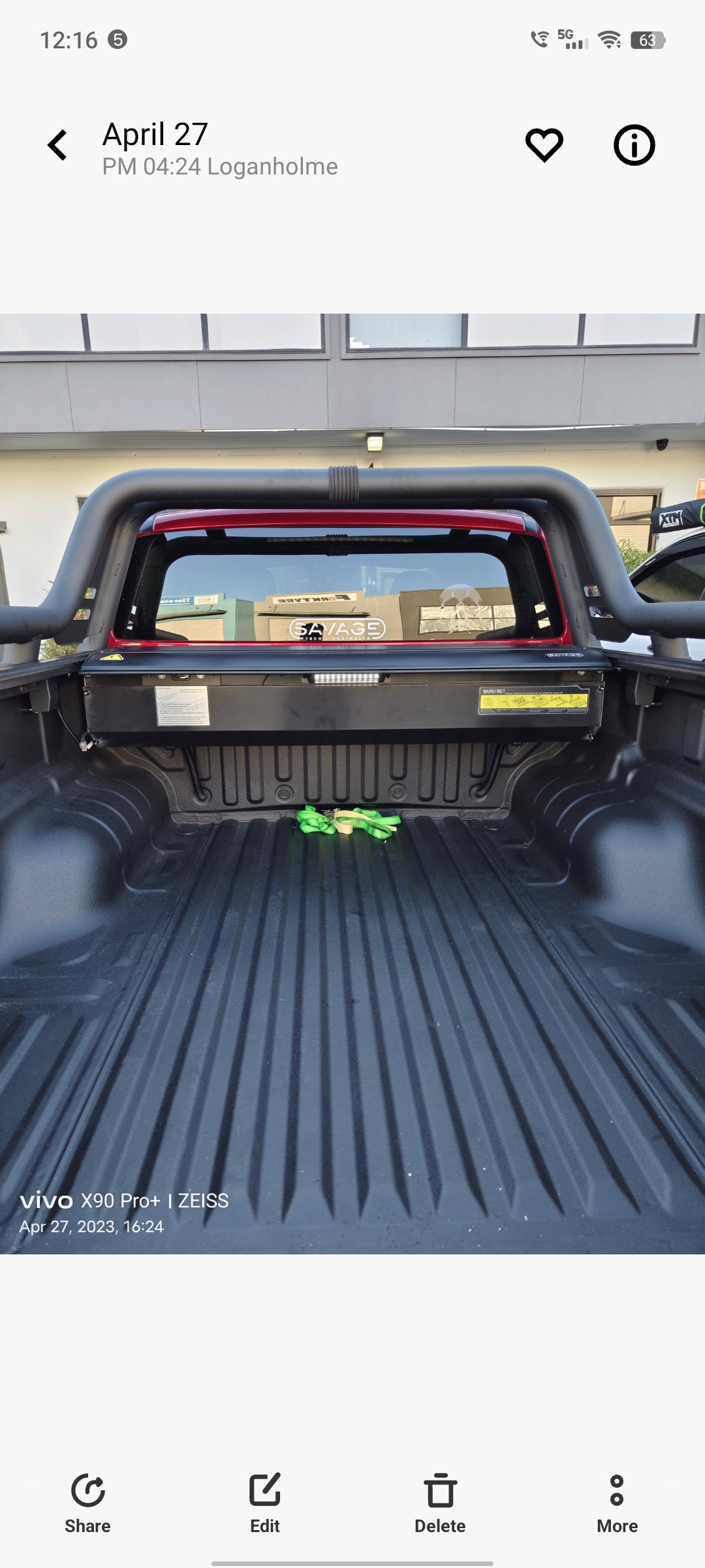 GWM CANNON SAVAGE ROLLERVAULT ELECTRIC ROLLER/HARD TONNEAU COVER