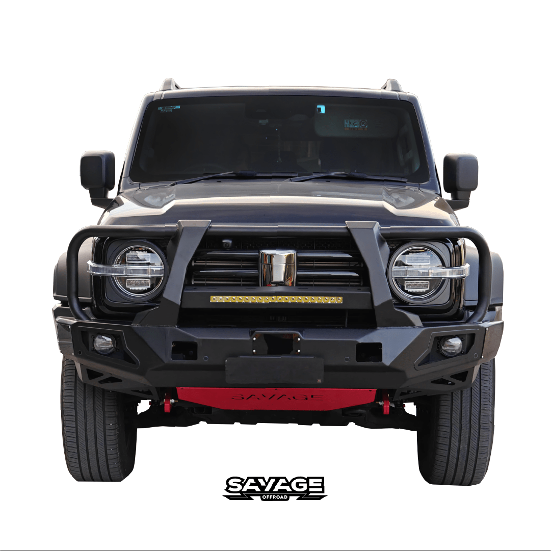 TANK 300 ARMOUR (HOOPED) BULL BAR ALL MODELS - Savage Tech Australia