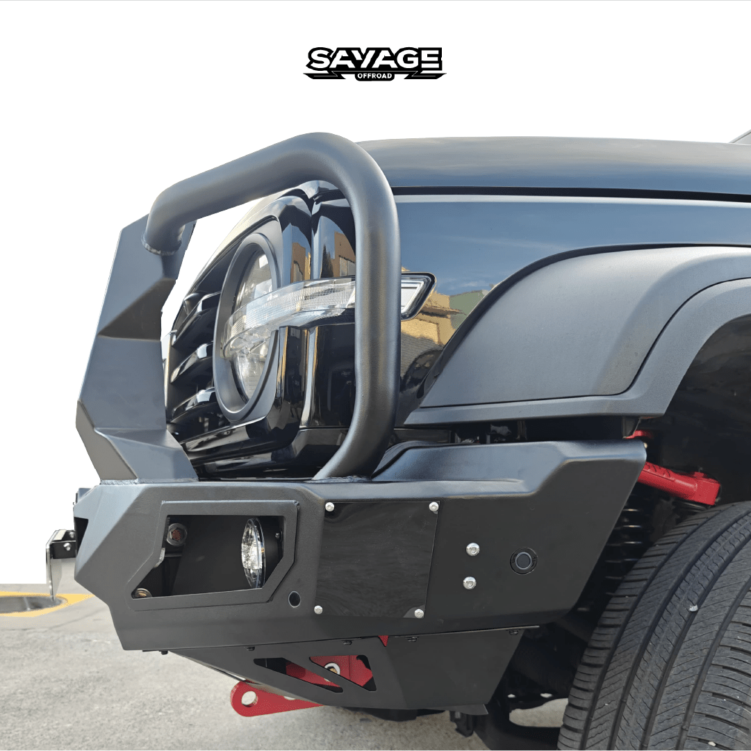 TANK 300 ARMOUR (HOOPED) BULL BAR ALL MODELS - Savage Tech Australia