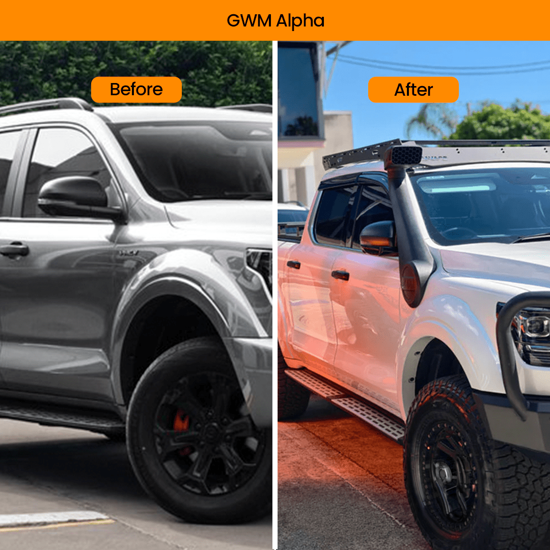 GWM ALPHA/TANK 500 TRAIL MASTER SNORKEL – ULTIMATE OFF-ROAD AIR INTAKE SOLUTION - Savage Tech Australia