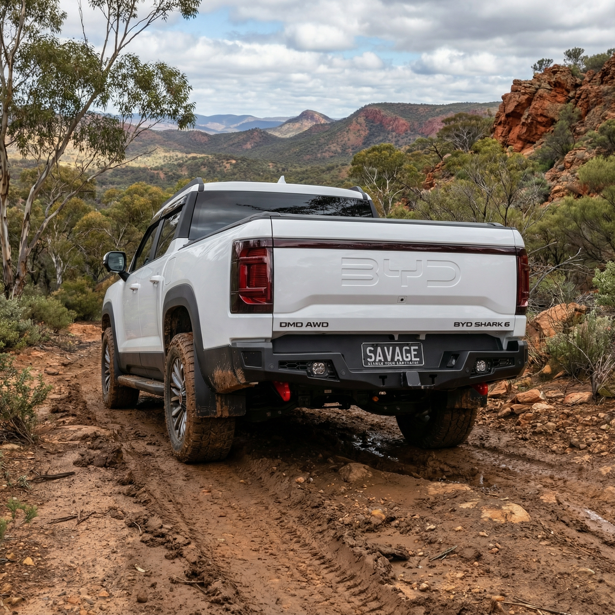 BYD SHARK ATTACK REAR BAR/TOW BAR