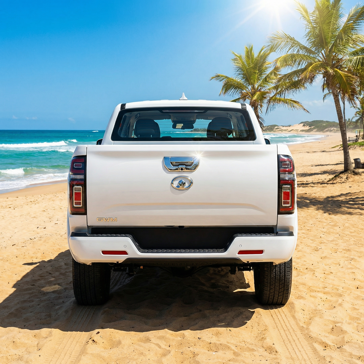 GWM CANNON TAILGATE DOOR HANDLE - CHROME