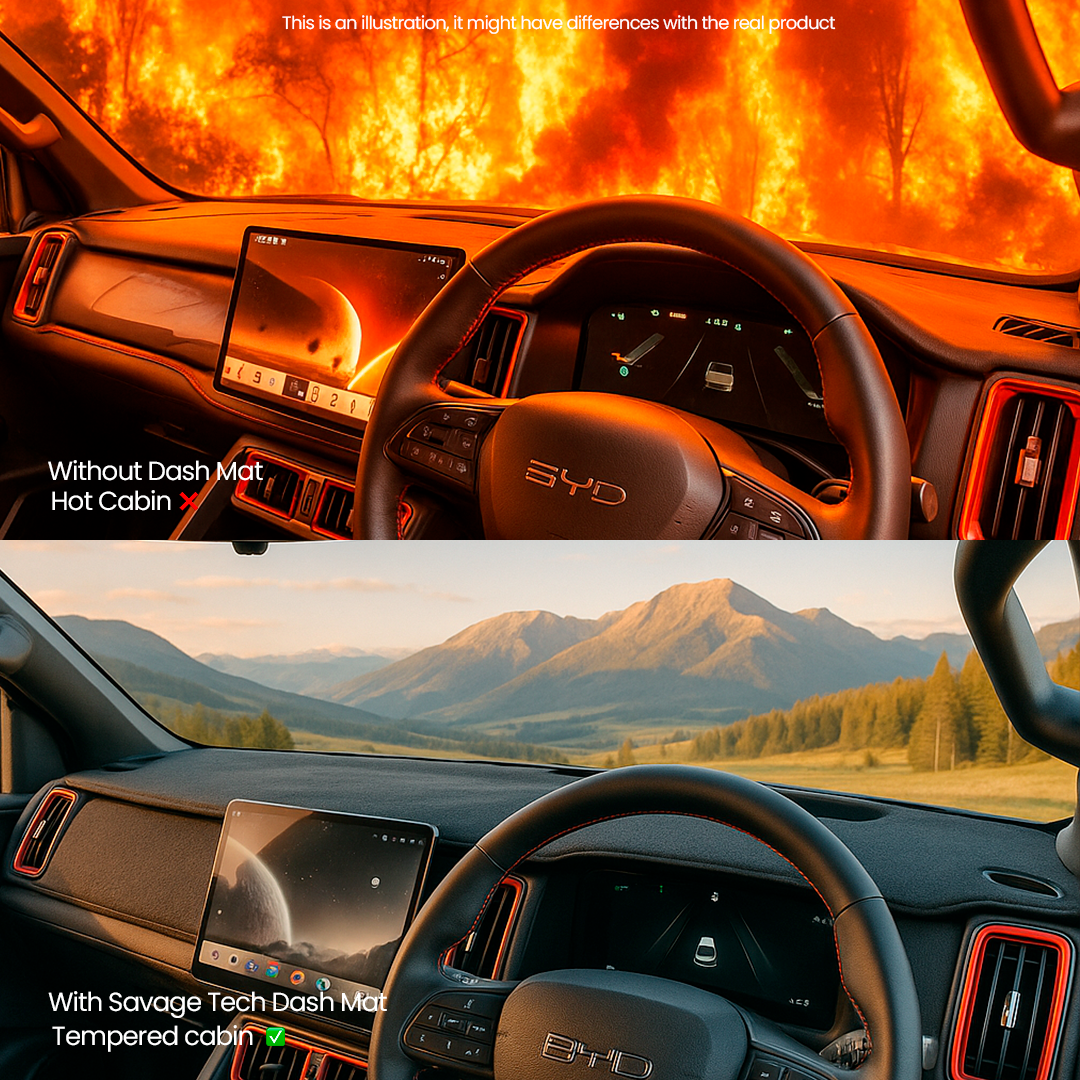 BYD SHARK 6 DASHMAT BLACK