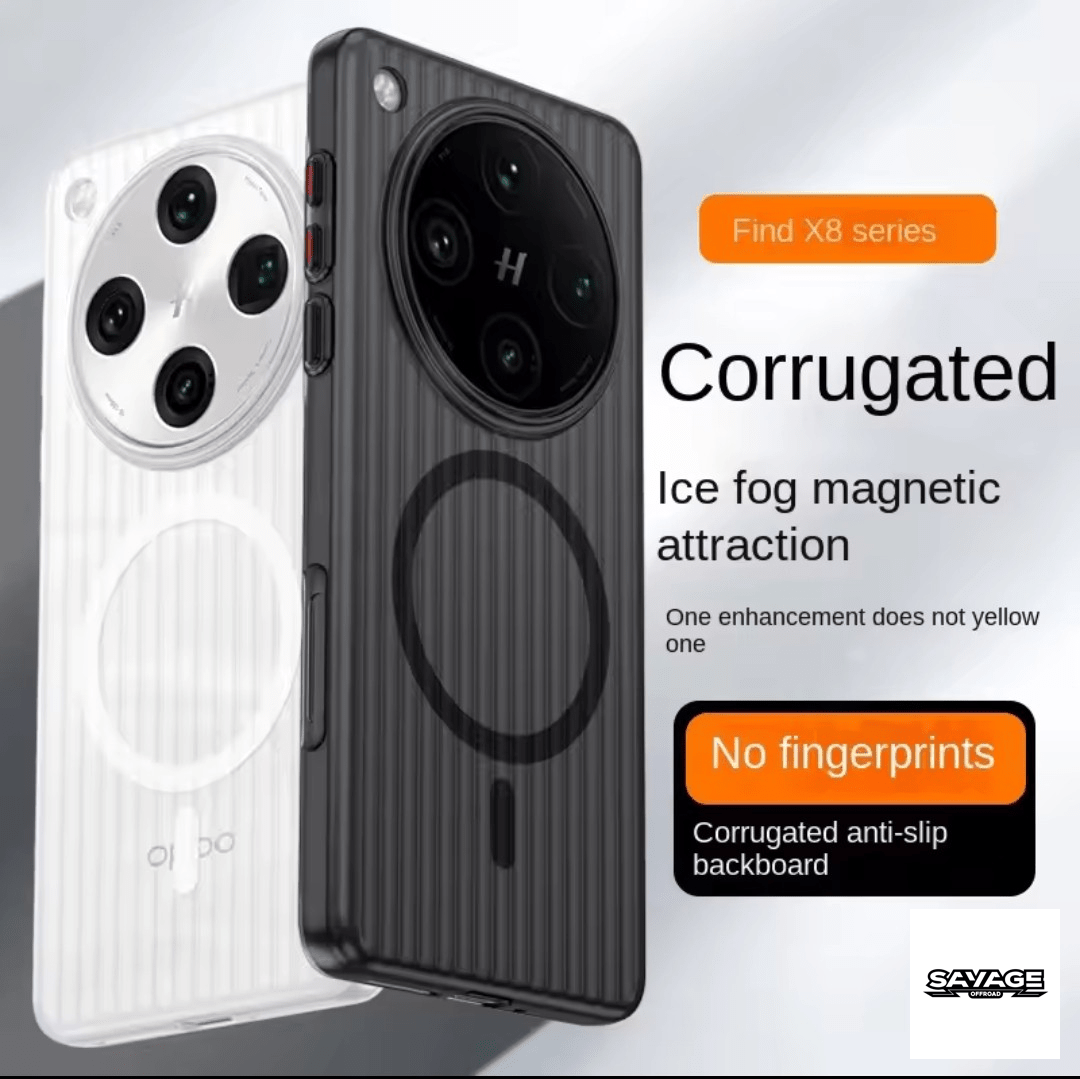 Oppo Find X8 Pro Case - MagSafe Compatible (Clear/Black Matte) - Savage Tech Australia