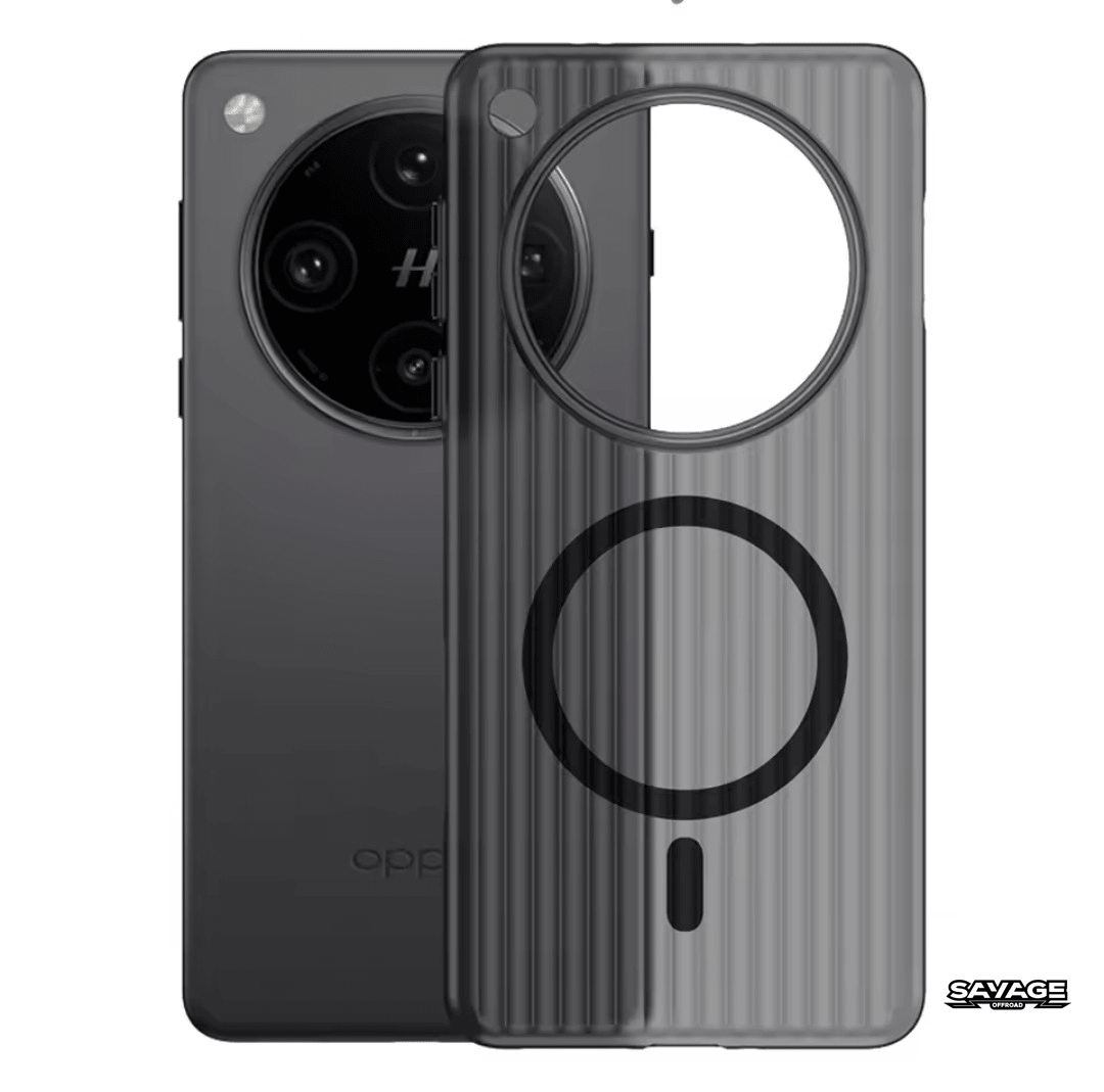 Oppo Find X8 Pro Case - MagSafe Compatible (Clear/Black Matte) - Savage Tech Australia