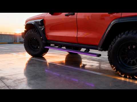SAVAGE ELECTRIC SMARTSTEPS SIDE STEPS WITH RGB STEP LIGHTING GWM TANK 300 2023+