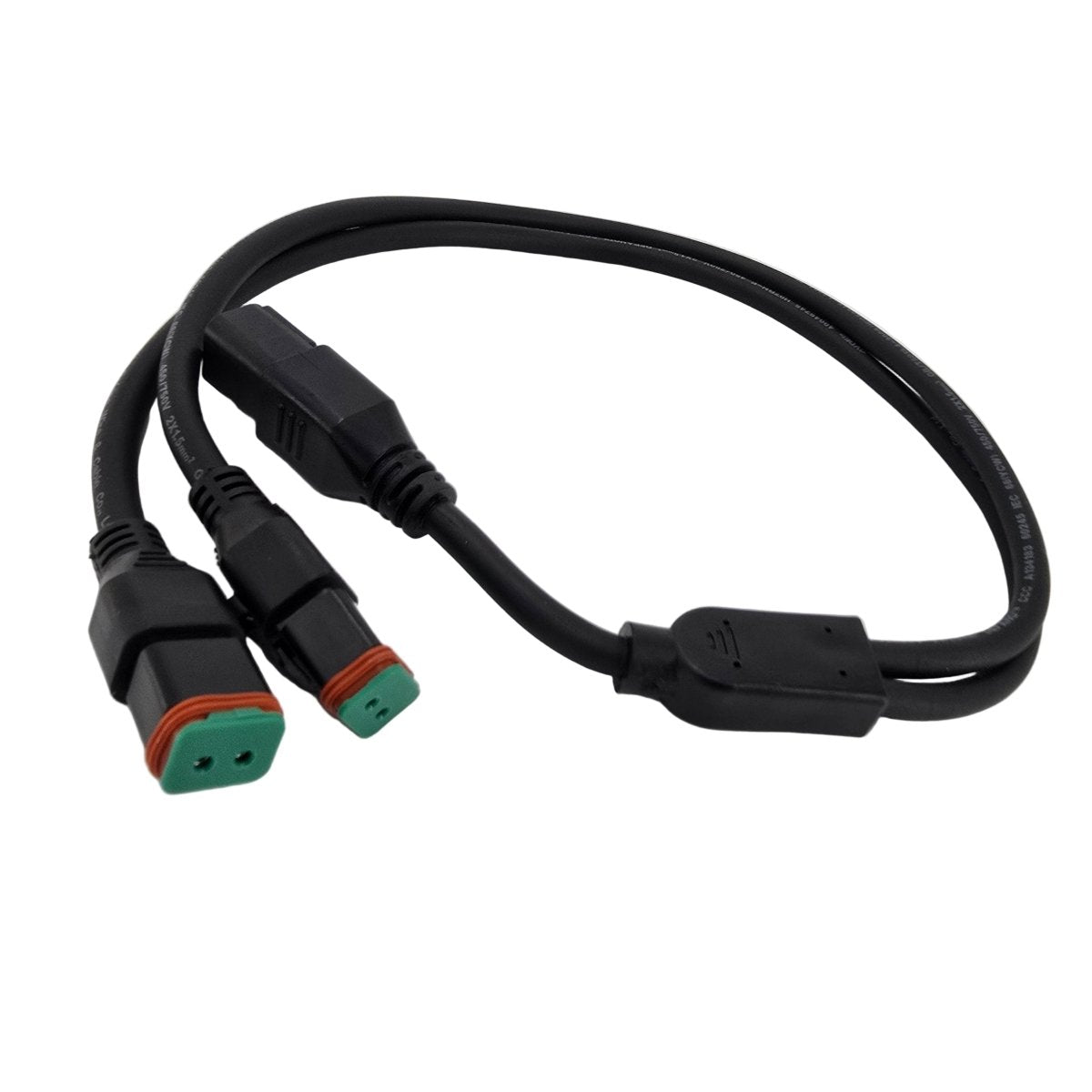 2-PIN DEUTSCH SPLITTER FOR SPOT LIGHTS & WORK LIGHTS Y ADAPTOR - Savage Tech Australia