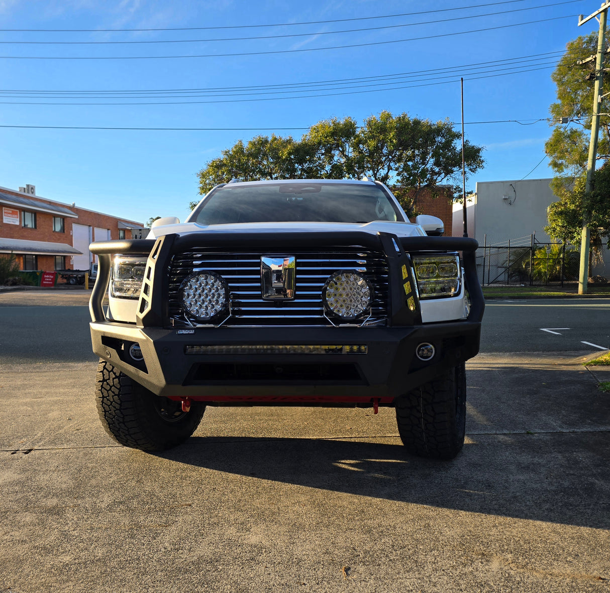 GWM TANK 500 ARMOUR FORGED BULLBAR (HOOPED)