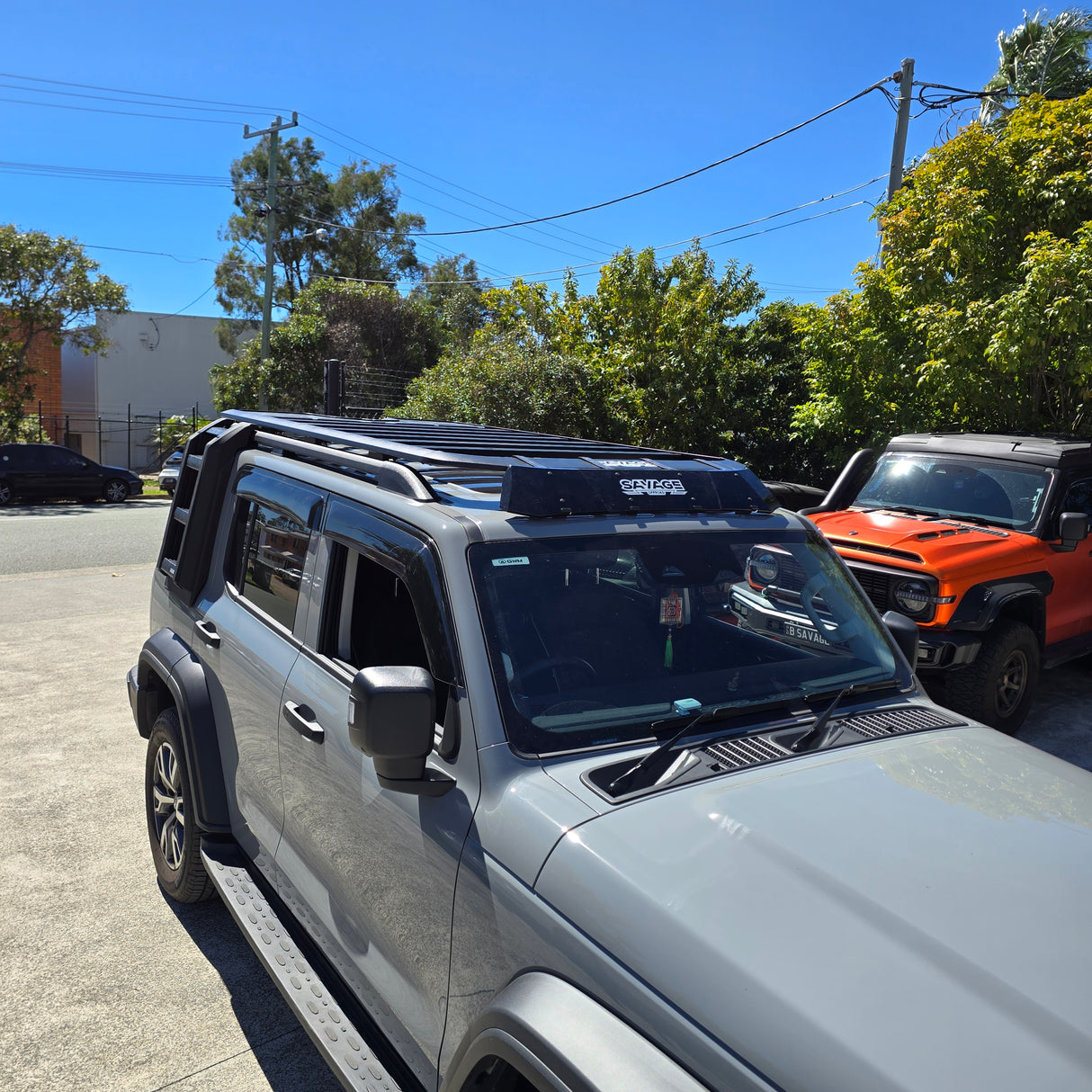 TANK 300 PLATFORM RACK (FULL LENGTH WITH REMOVABLE SUNROOF RAIL)