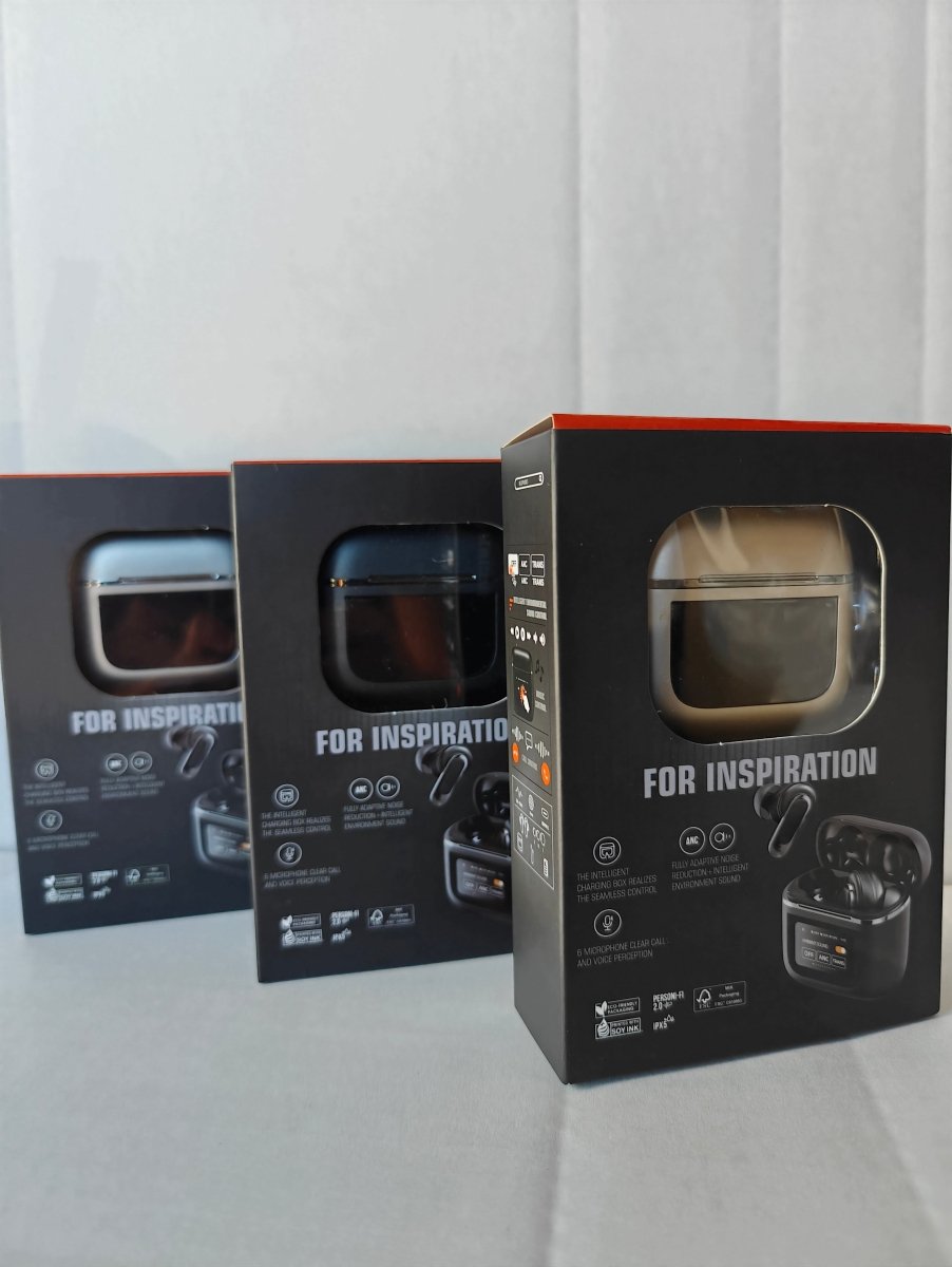 WIRELESS BLUETOOTH HEADPHONES WITH ANC AND LCD CASE - Savage Tech Australia