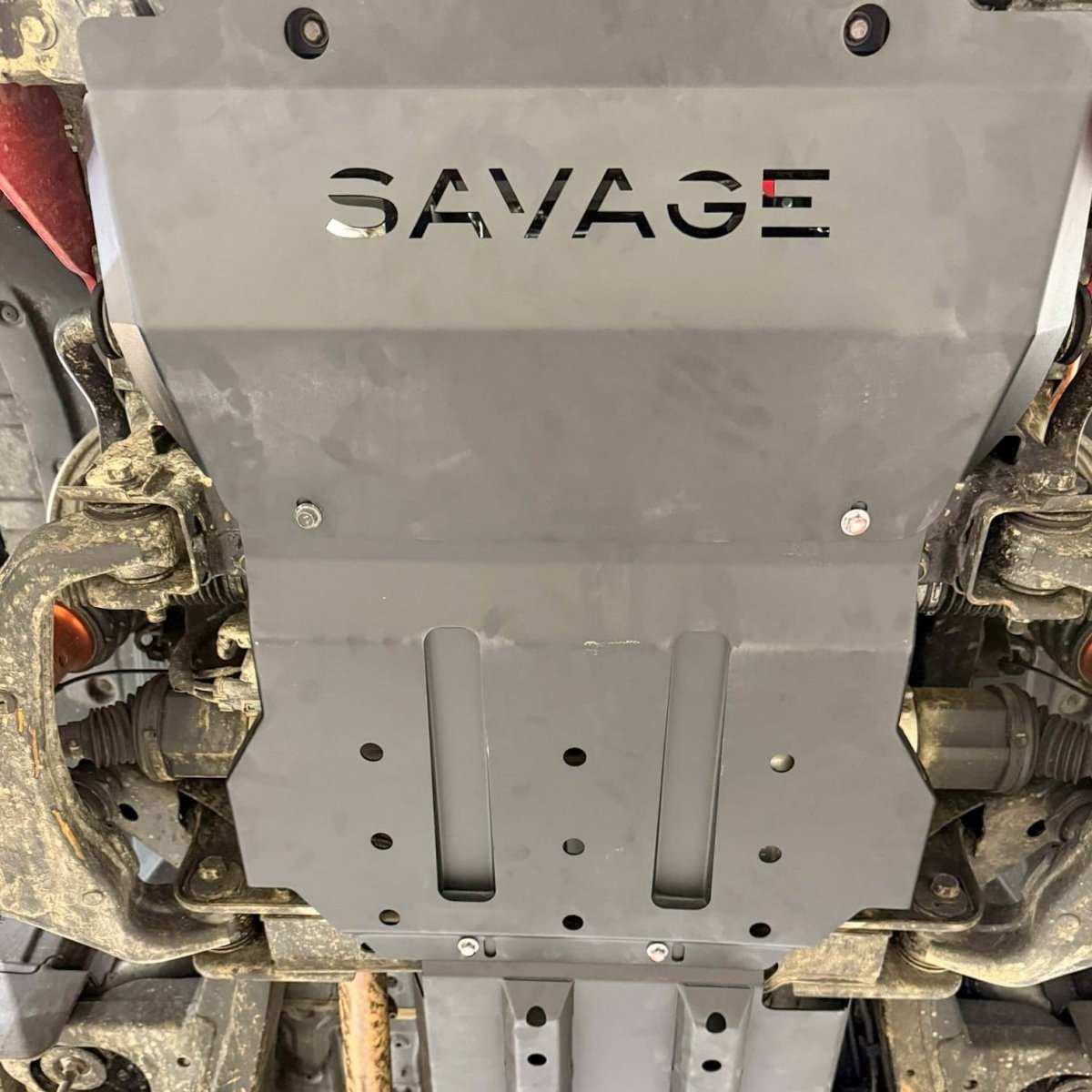 TANK 500 & GWM ALPHA STAINLESS STEEL BASH PLATES - Savage Tech Australia