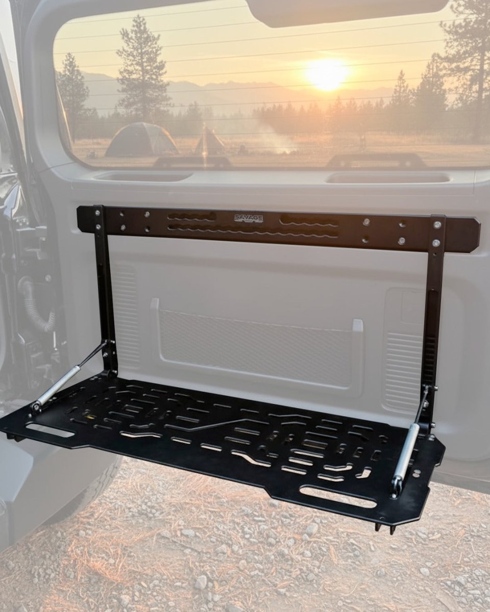 SAVAGE CNC ALLOY TAILGATE TABLE GWM TANK 300 - Savage Tech Australia