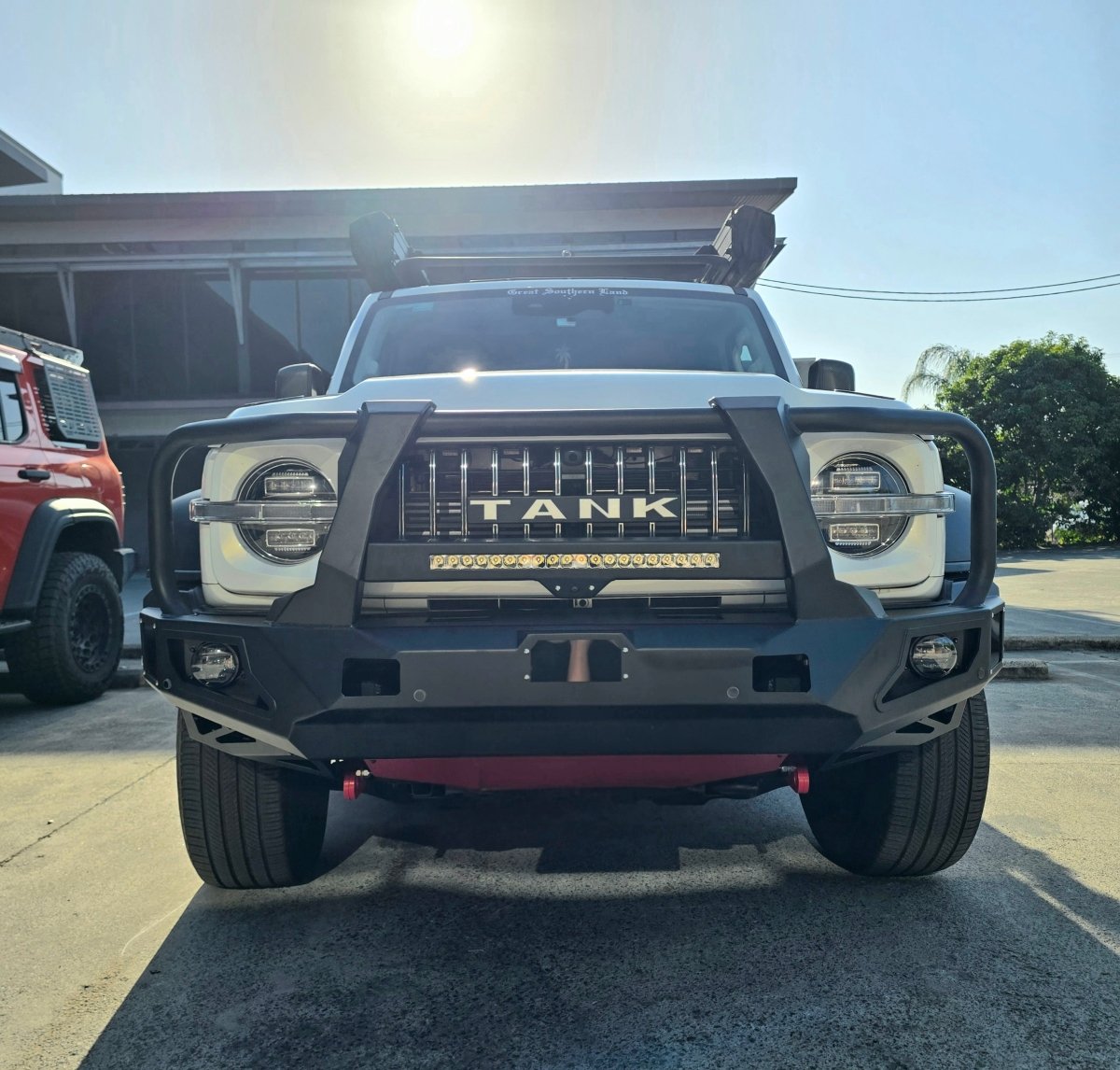 TANK 300 ARMOUR (HOOPED) BULL BAR ALL MODELS - Savage Tech Australia