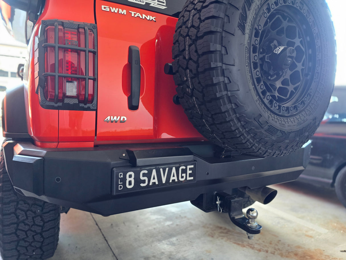 TANK 300 ARMOUR REAR BAR WITH TYRE CARRIER