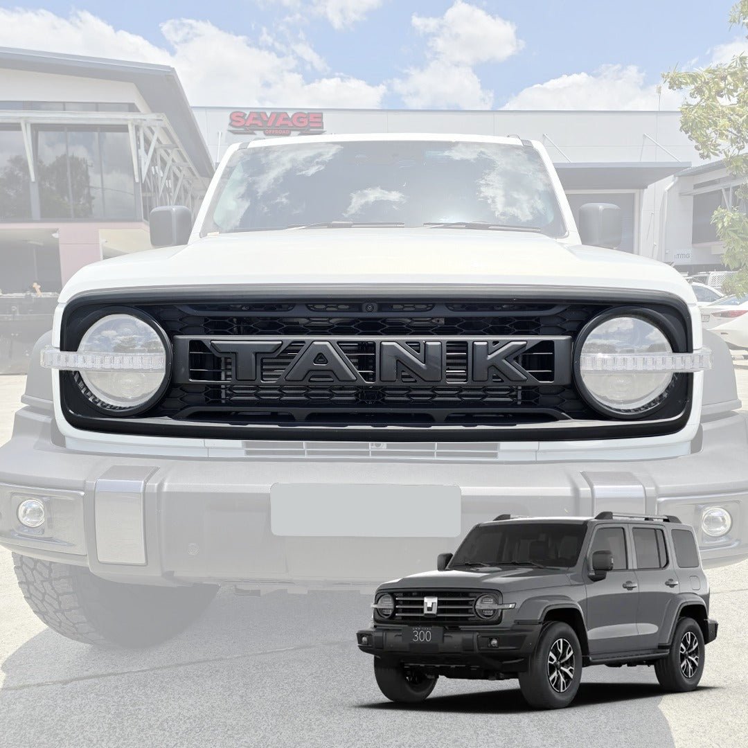 GWM TANK 300 GRILLE with "TANK" logo 2 - Savage Tech Australia