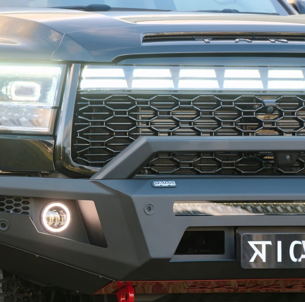 GWM TANK 500 ARMOUR FORGED HOOPLESS BULL BAR - Savage Tech Australia