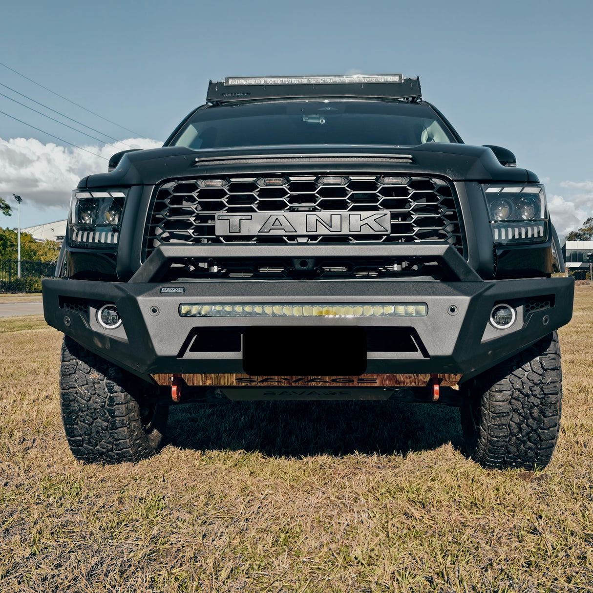 GWM TANK 500 ARMOUR FORGED BULLBAR (HOOPLESS)