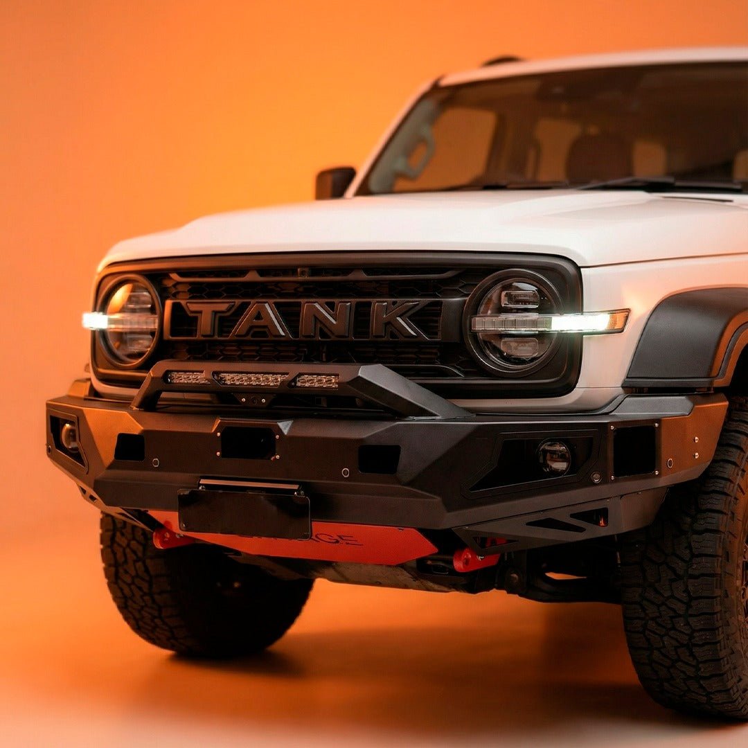 TANK 300 ARMOUR (HOOPLESS) BULL BAR FOR ALL MODELS - Savage Tech Australia