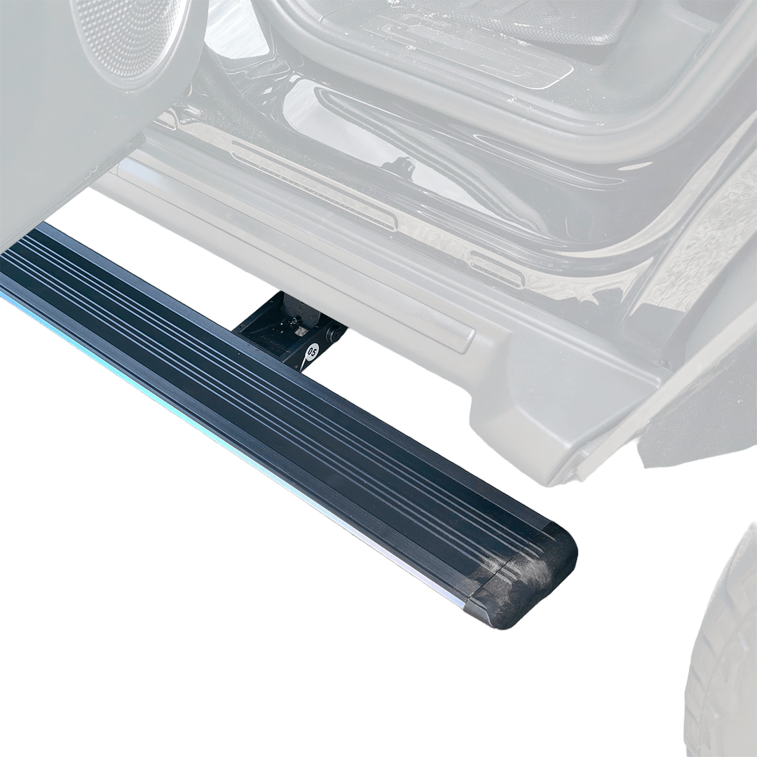 SAVAGE ELECTRIC SMARTSTEPS SIDE STEPS WITH RGB STEP LIGHTING GWM TANK 300 2023+ - Savage Tech Australia