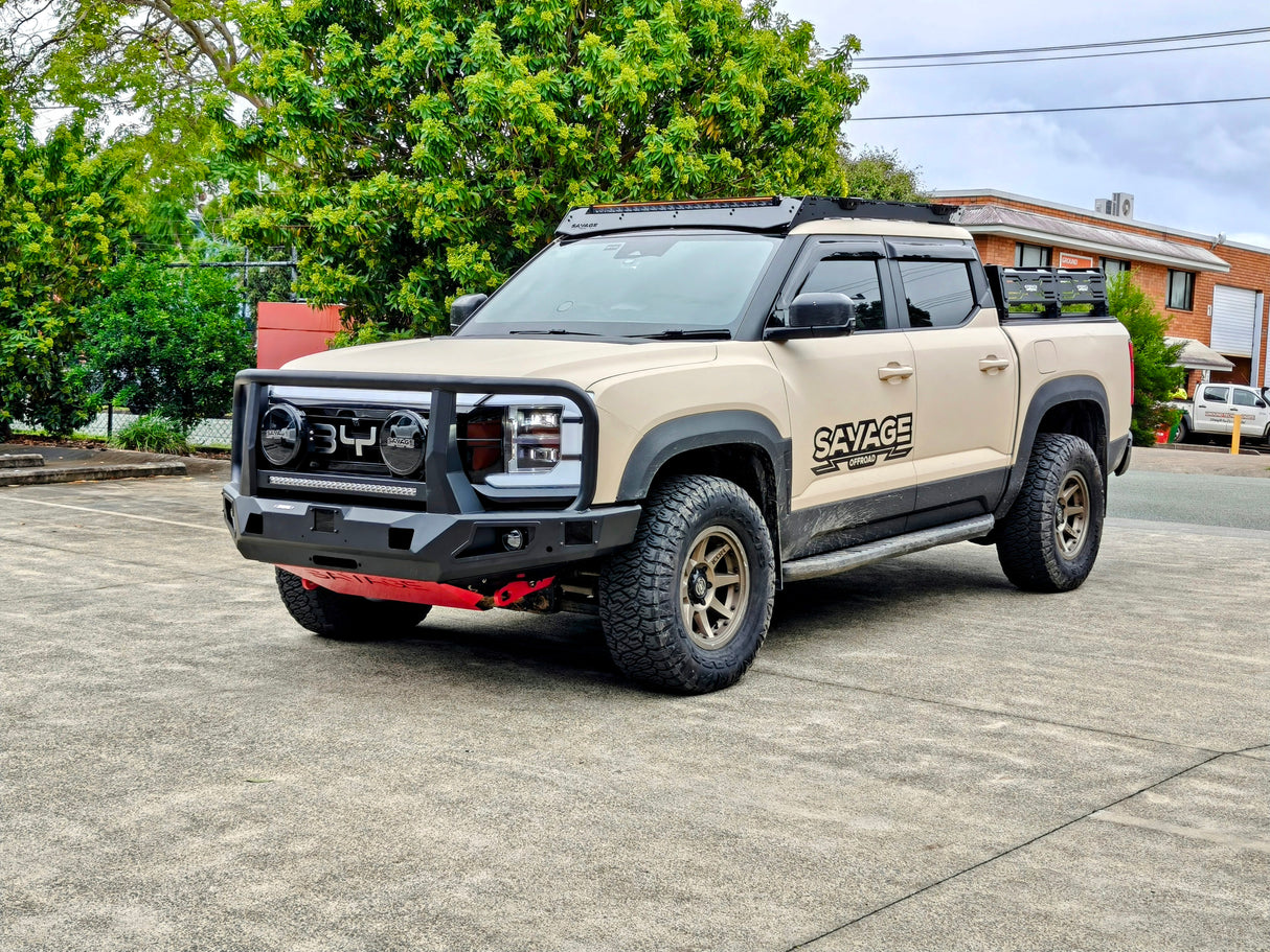 BYD SHARK 6 SAVAGE ATTACK HOOPED BULL BAR