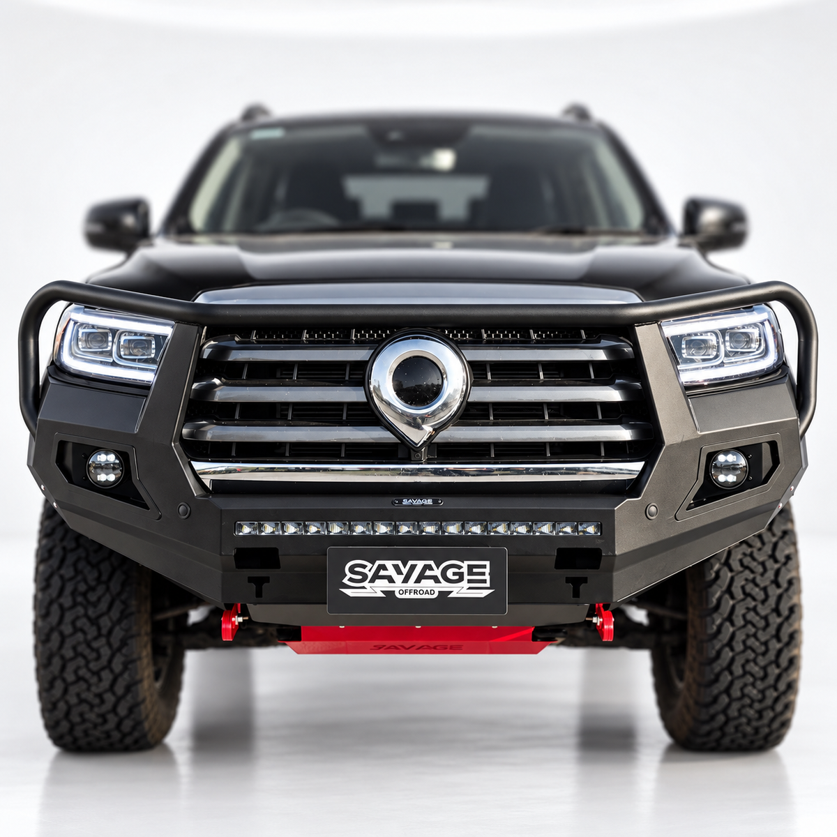 GWM CANNON BEAST HOOPED BULL BAR 2020-2026 FITS ALL MODELS 2.0L/2.4L