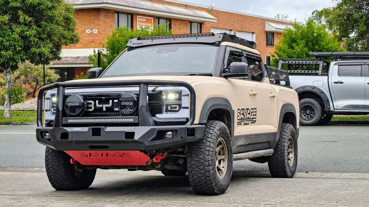 BYD SHARK 6 SAVAGE ATTACK HOOPED BULL BAR