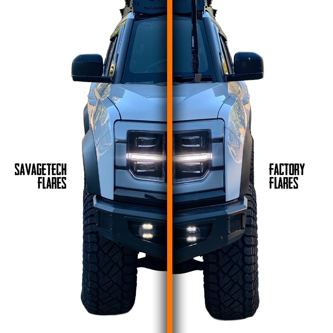 BYD Shark 6 Fender Flares Savage Predator 30 mm Widebody Kit - Savage Tech Australia