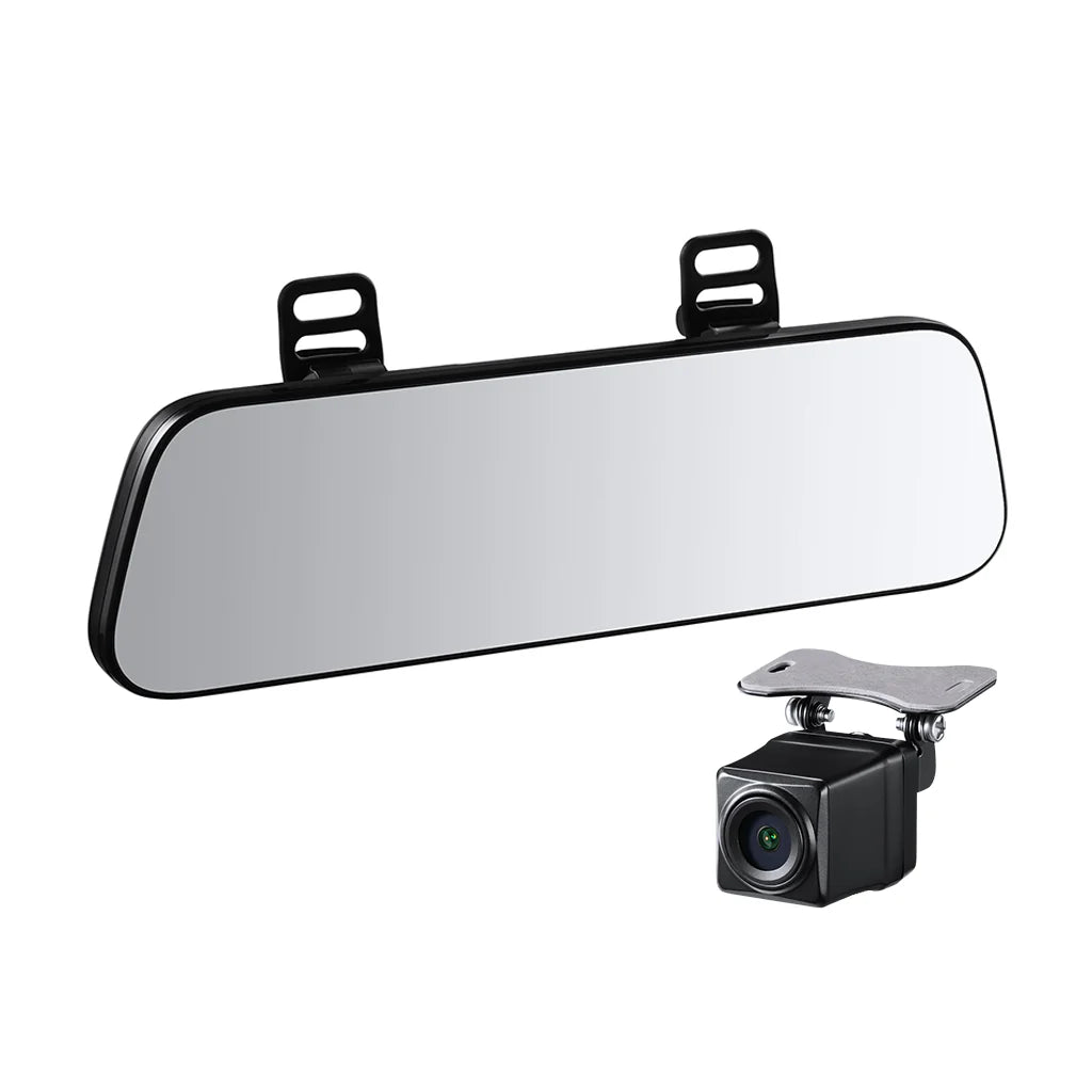 70mai S500 Mirror Dash Cam – 3K Front + 1080p Rear HDR with 9.35″ Touchscreen (Dual Channel)