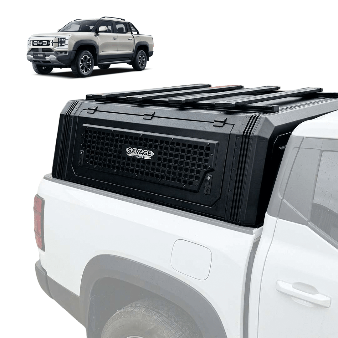 BYD SHARK 6 SAVAGE PREDATOR CANOPY WITH CENTRAL LOCKING & BUILT IN INTERIOR LIGHTING - Savage Tech Australia
