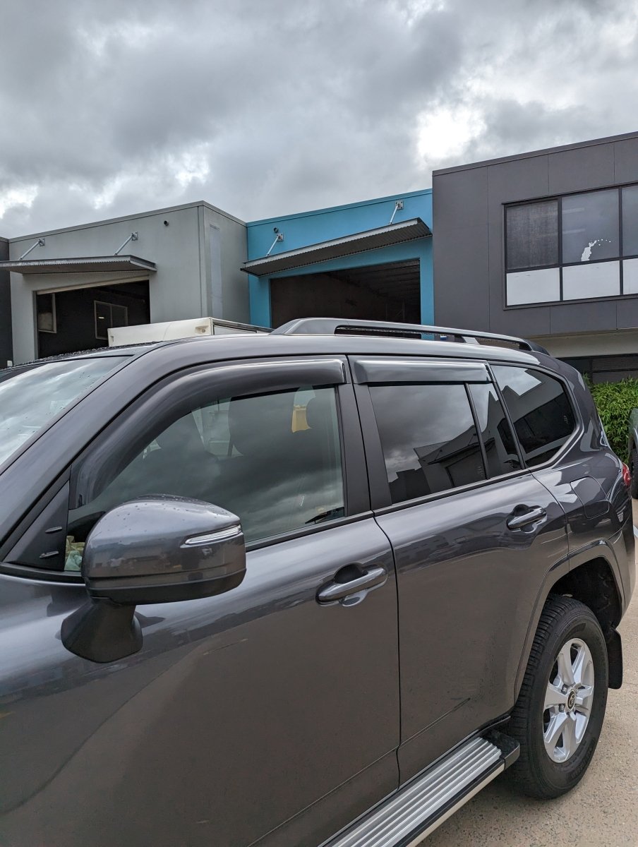 TOYOTA LC300 WEATHER SHIELDS TINTED - Savage Tech Australia