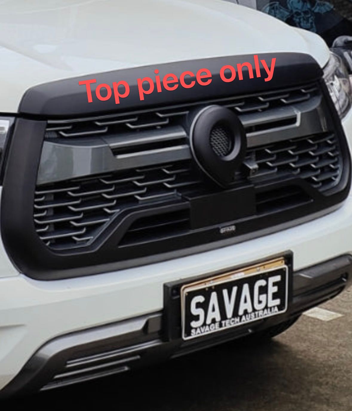 GWM Cannon Blackout Bonnet Top Piece Trim