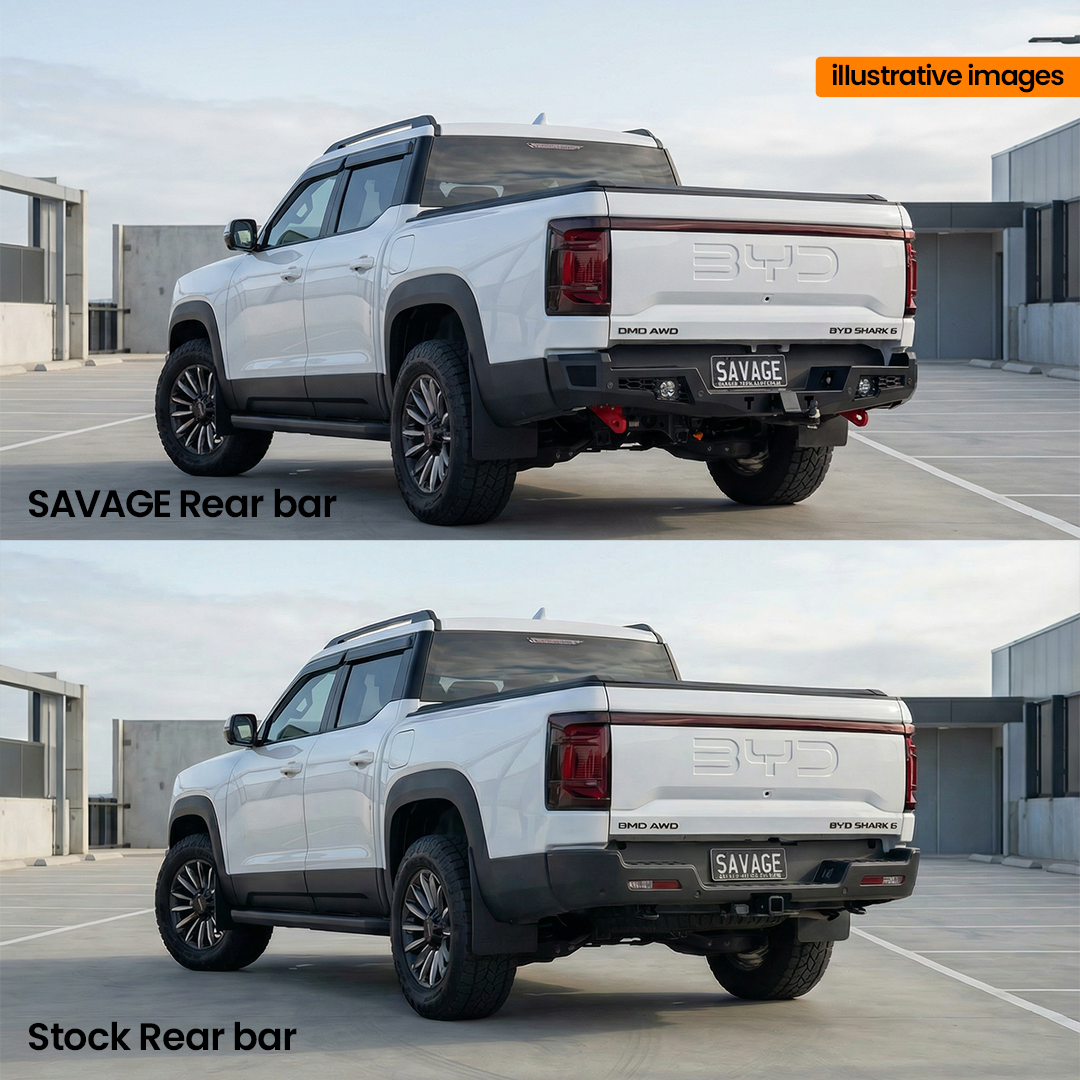 BYD SHARK ATTACK REAR BAR/TOW BAR