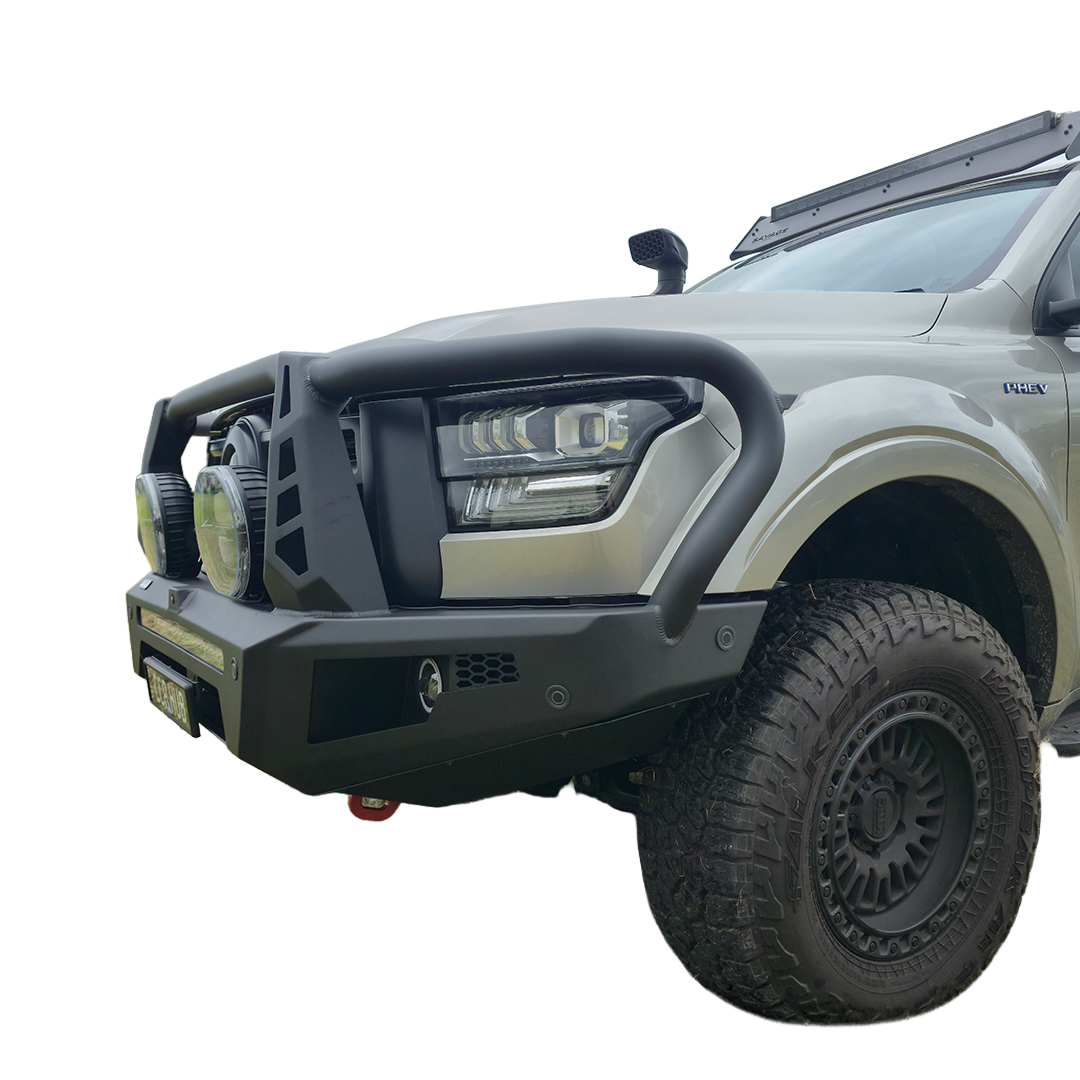 SAVAGE FORGED RAMPAGE HOOPED BULL BAR - GWM ALPHA 2024+ DIESEL, HEV & PHEV