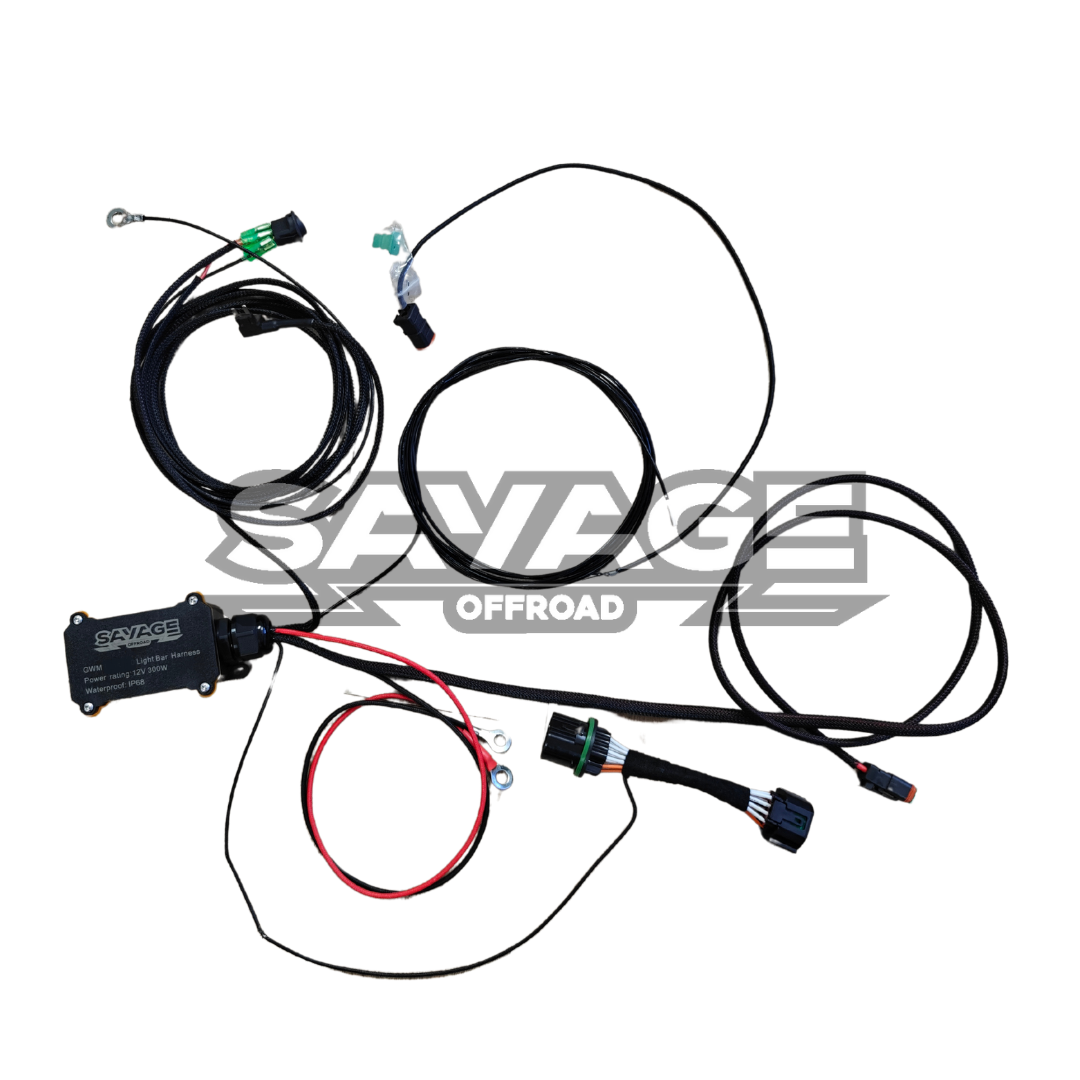 GWM CANNON SAVAGE HIGH BEAM TRIGGER HARNESS AND PIGGY-BACK 2020+